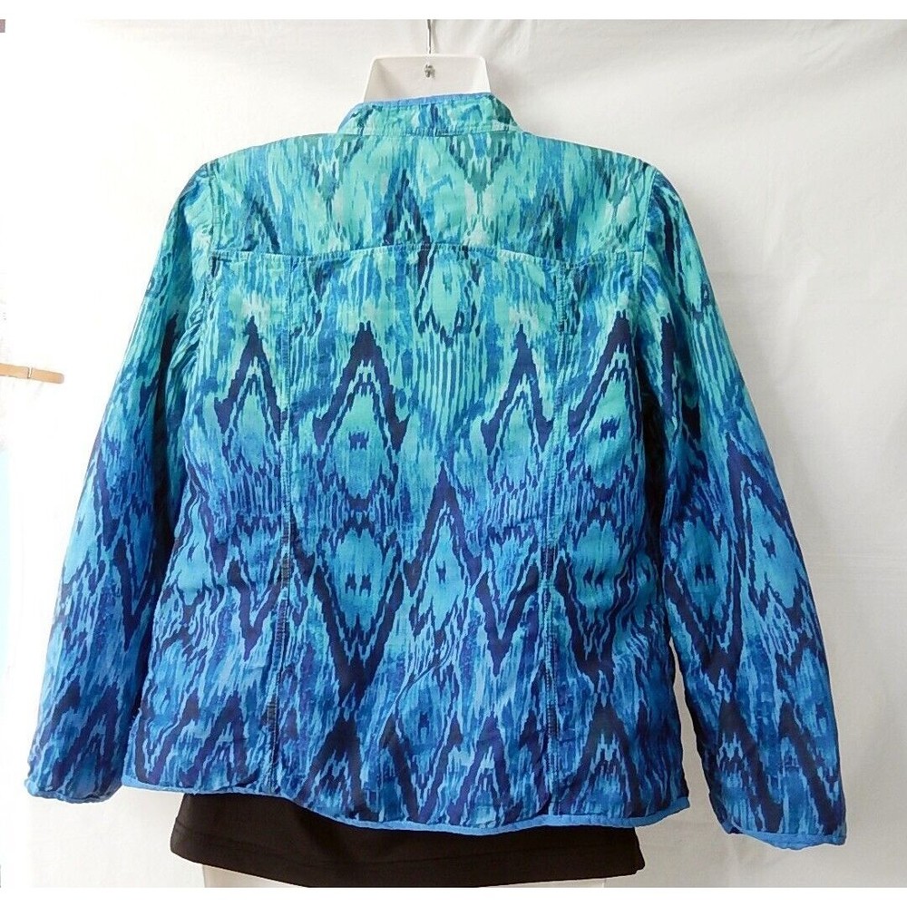 Chico's Women Blazer Sz 0/S Long Sleeve Open Front Basic Mid Length Casual - Picture 2 of 9